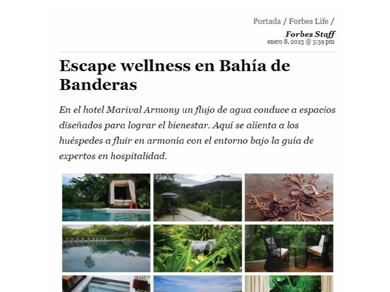 Escape wellness en Bahía de Banderas