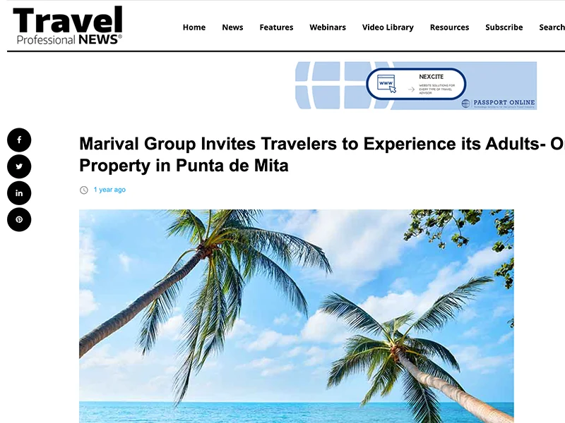 Marival Group Invites Travelers to Experience its Adults- Only Property in Punta de Mita